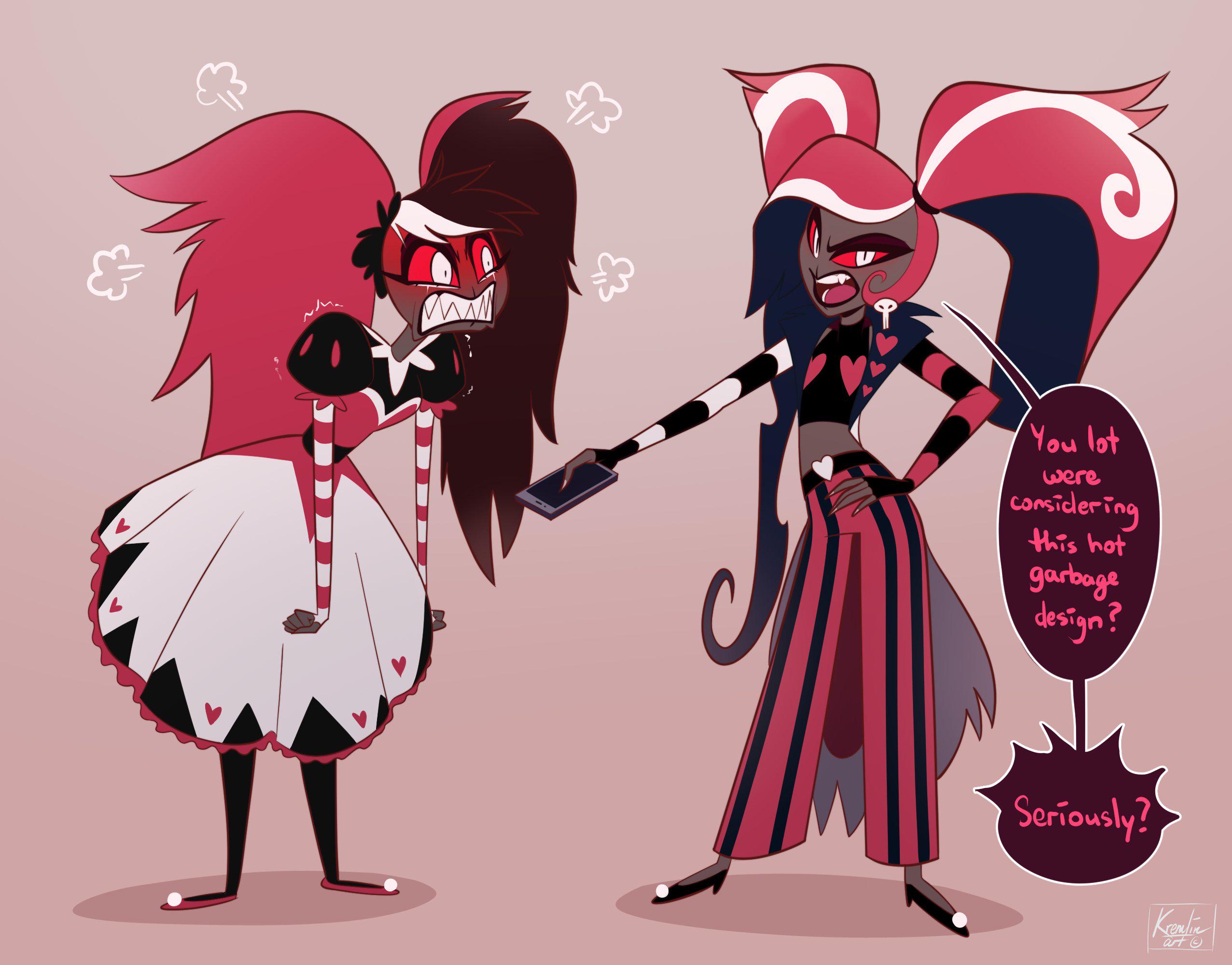 Velvetteが彼女のパイロットデザインに会う (Fanart by @kremlin_art