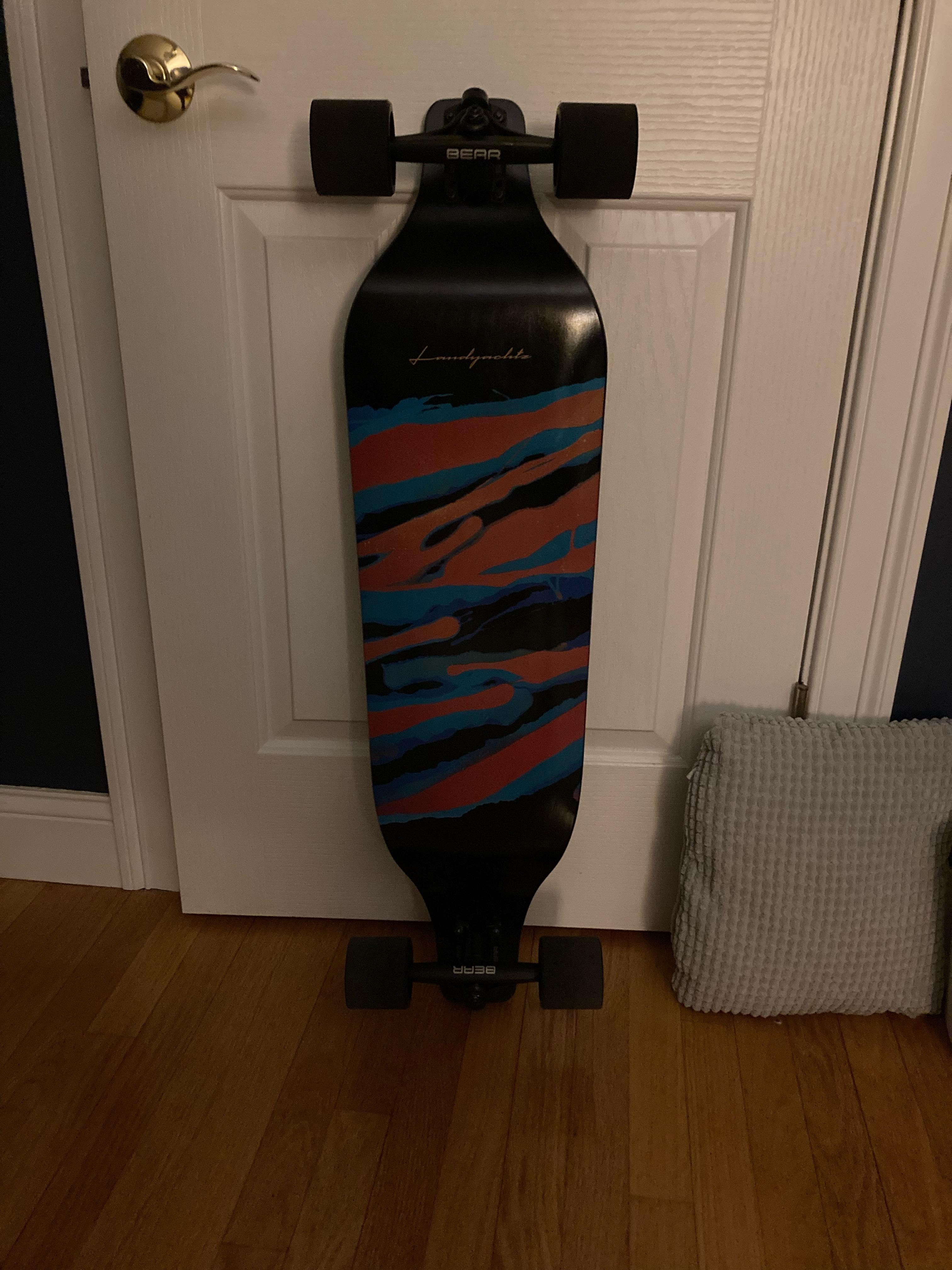First Landyachtz, Setup with bear 155mm 50 degree trucks and plow