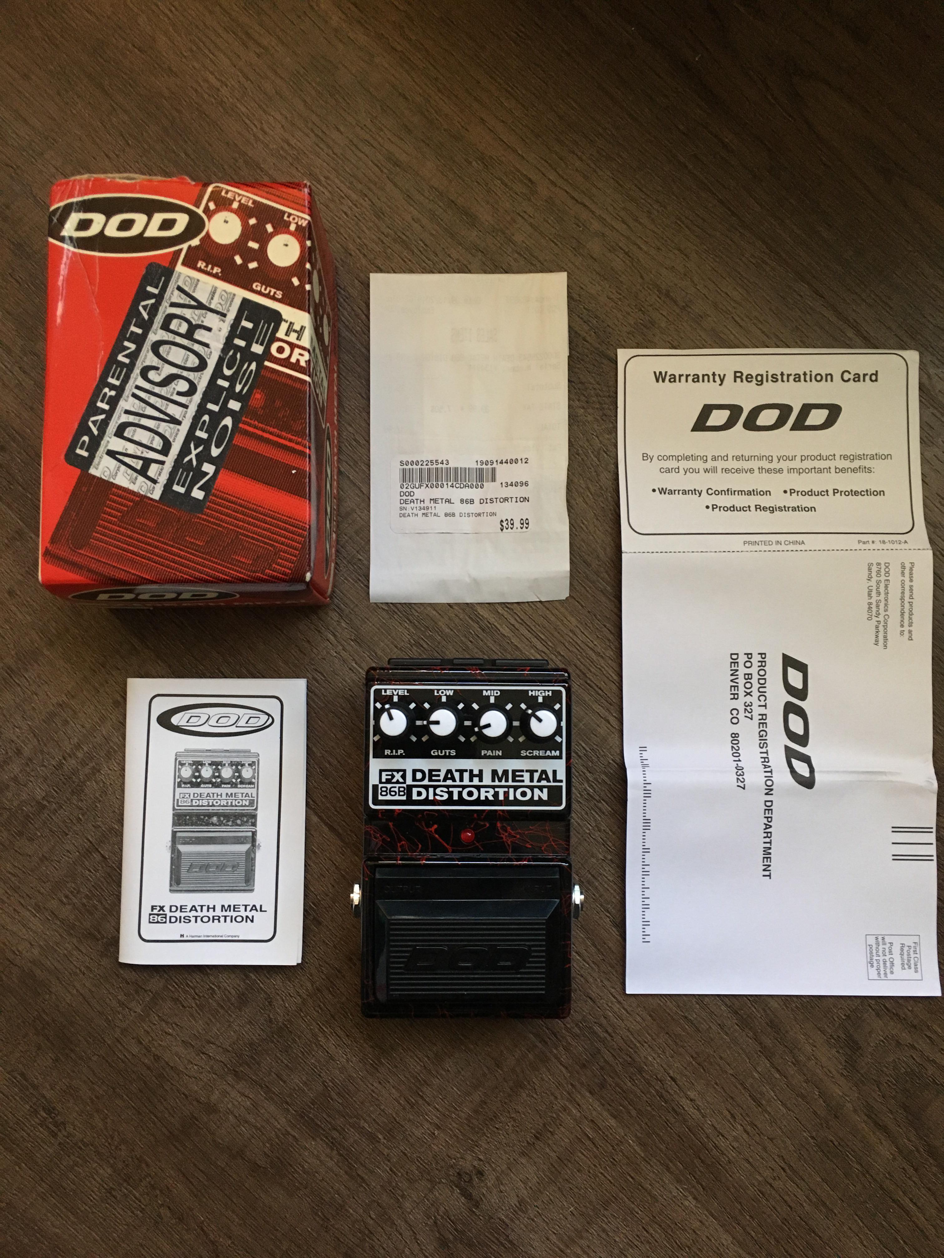 NPD) DOD FX86B - コメント欄で感想を。 : r/guitarpedals