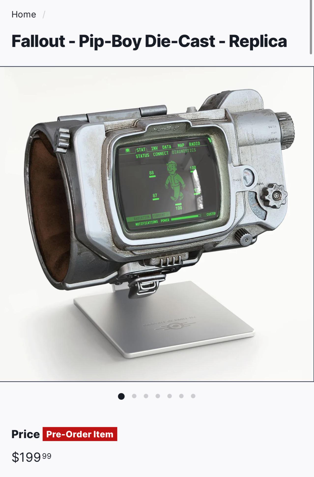 新しいメタルPip-Boyは、Bluetoothのソフトウェアを搭載するのかな