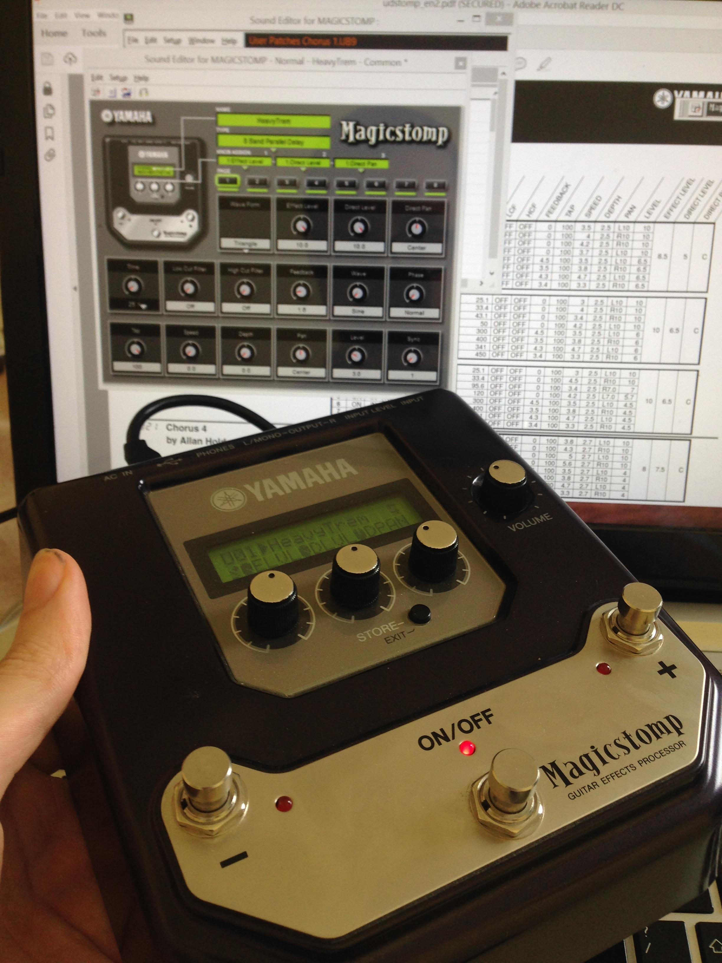 NPD: ヤマハ Magicstomp - ホールズワースのコーラスが箱に入ってる