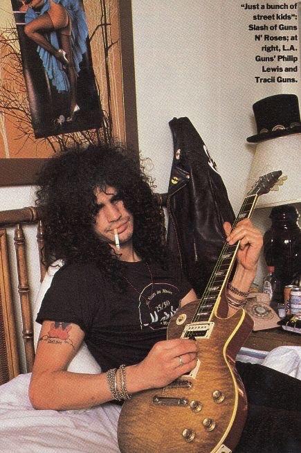 ガンズ・アンド・ローゼズのスラッシュ 1980年代 : r/OldSchoolCool