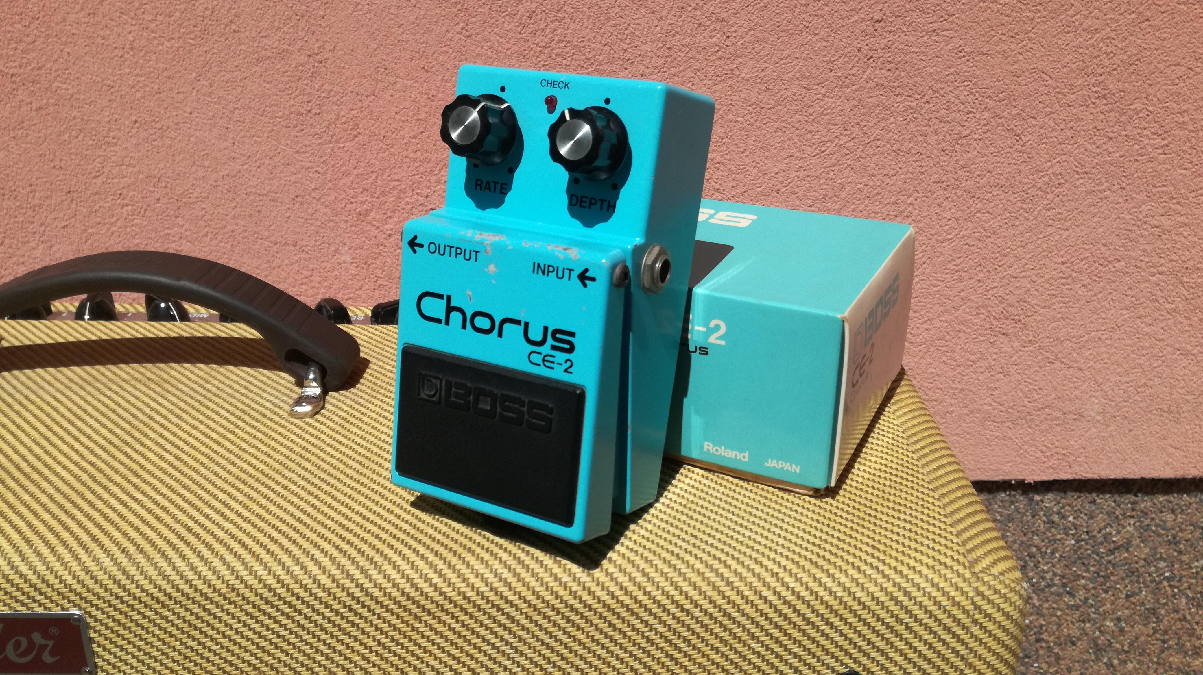 NPD] 1982 BOSS CE-2, made in Japan, black label, imported from