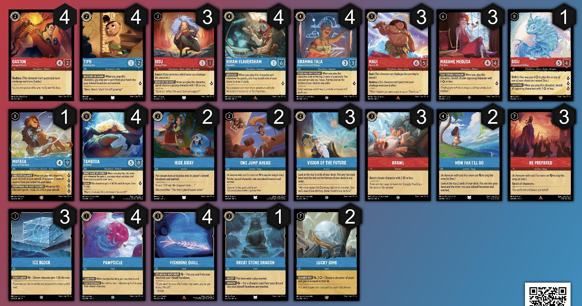 デッキ ルビー/サファイア : r/Lorcana