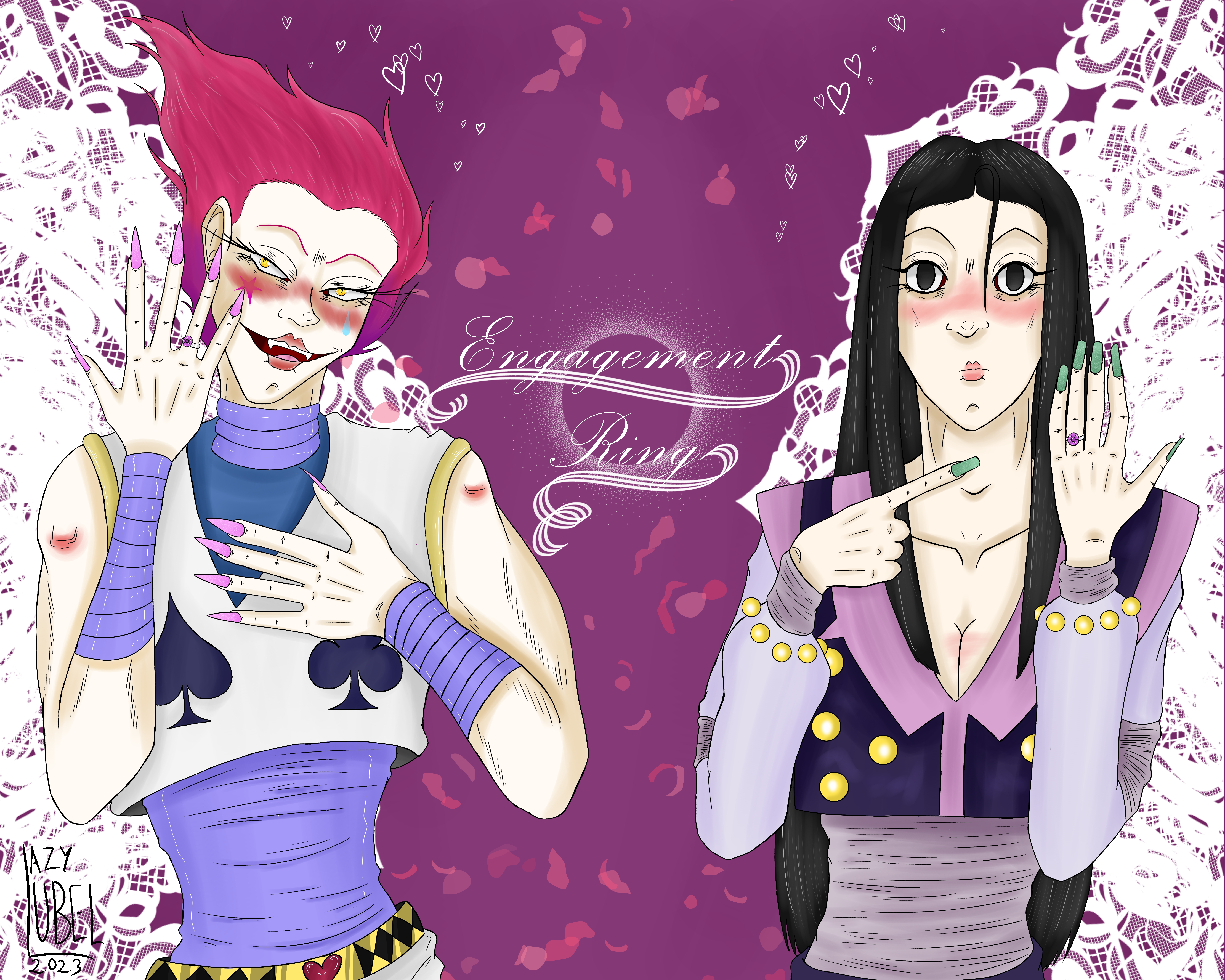 愛は悪 (ヒソカ x イルミのファンアート by me) : r/HunterXHunter
