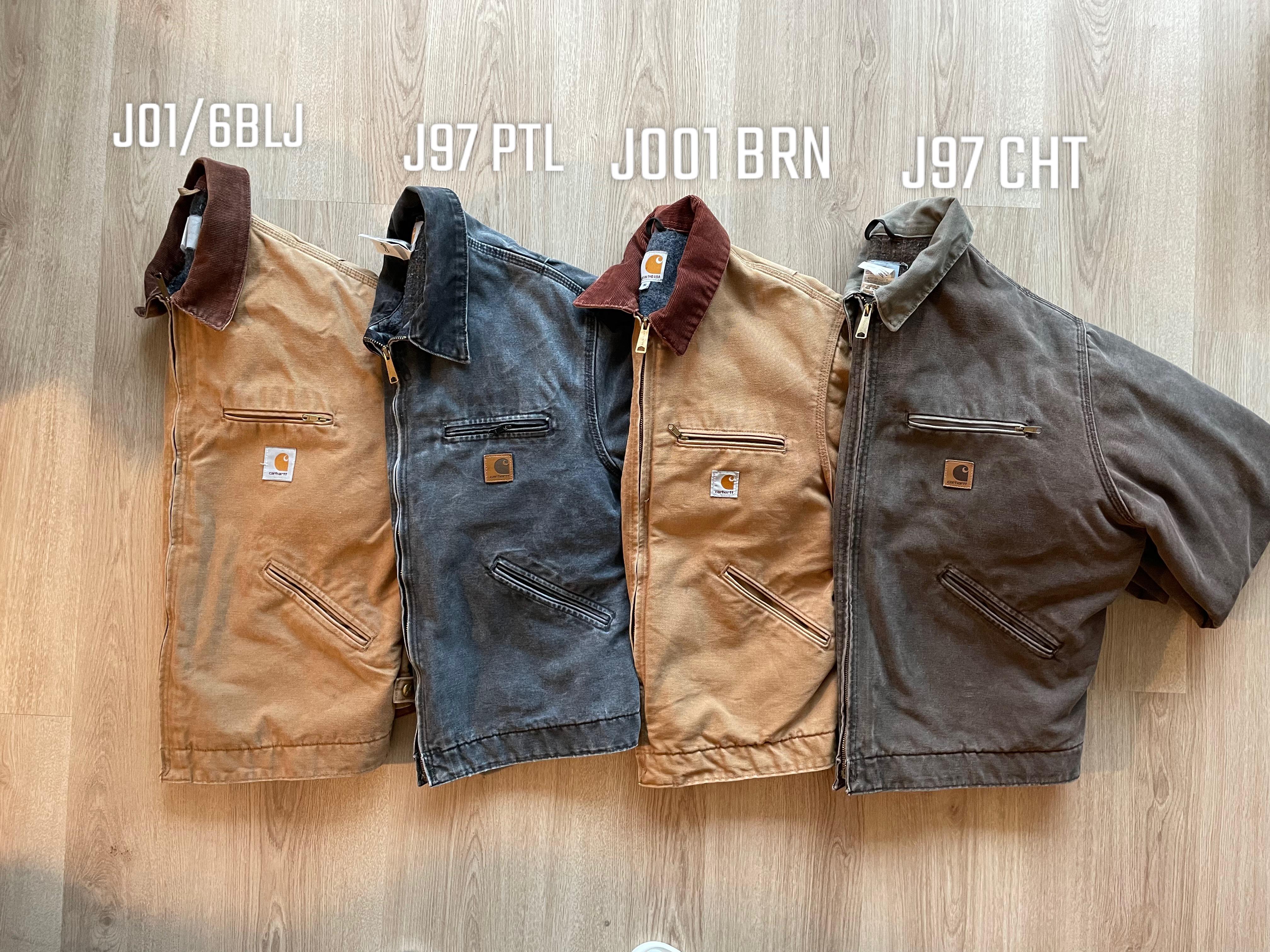 デトロイト・ジャケット、どれがいい？ 2つ選んで。 : r/Carhartt