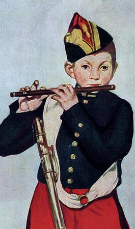 マネの絵「笛を吹く少年」（1866年）で、あの少年が何の音を出してるか