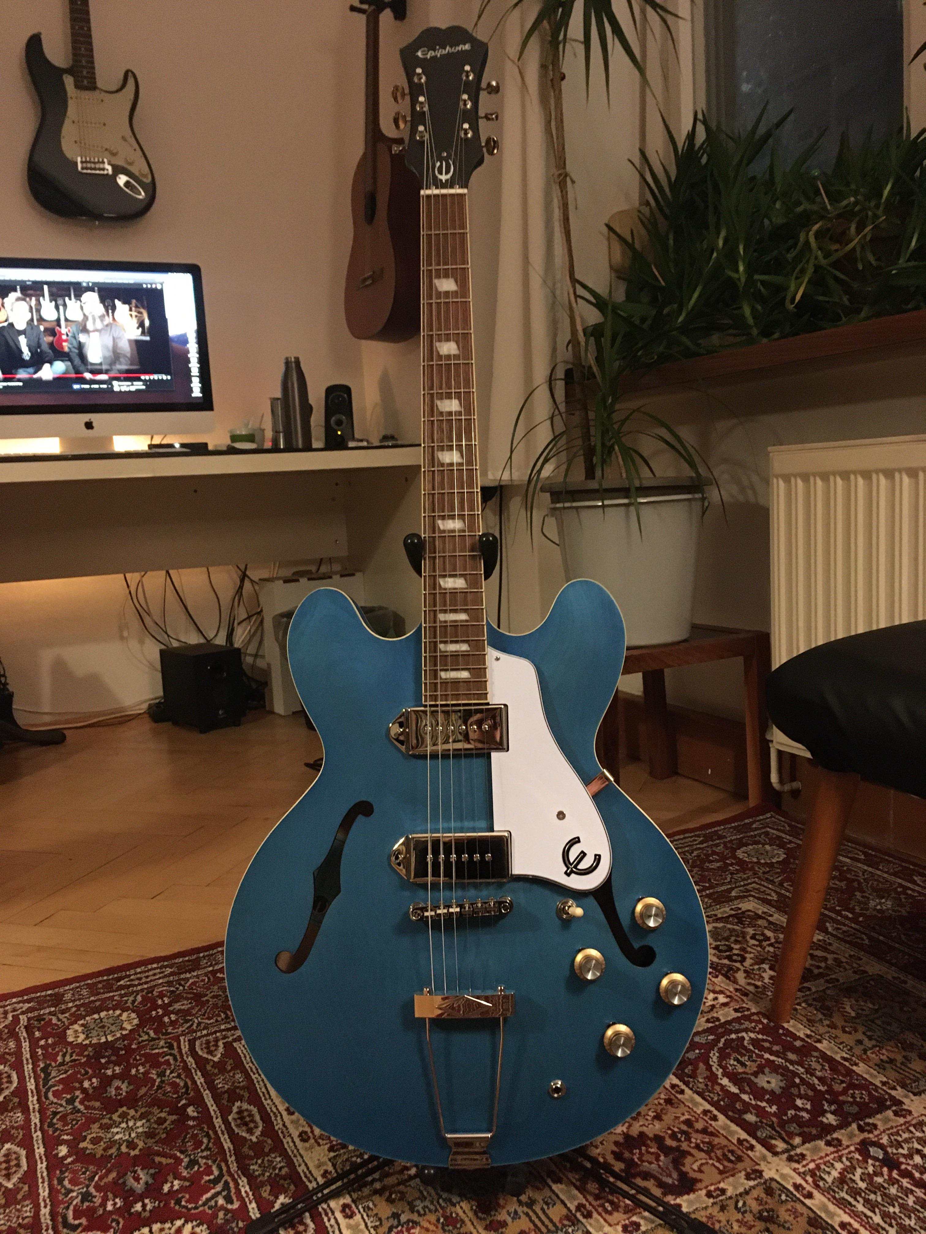 NGD - just got my Casino in worn blue denim, the first Epiphone I