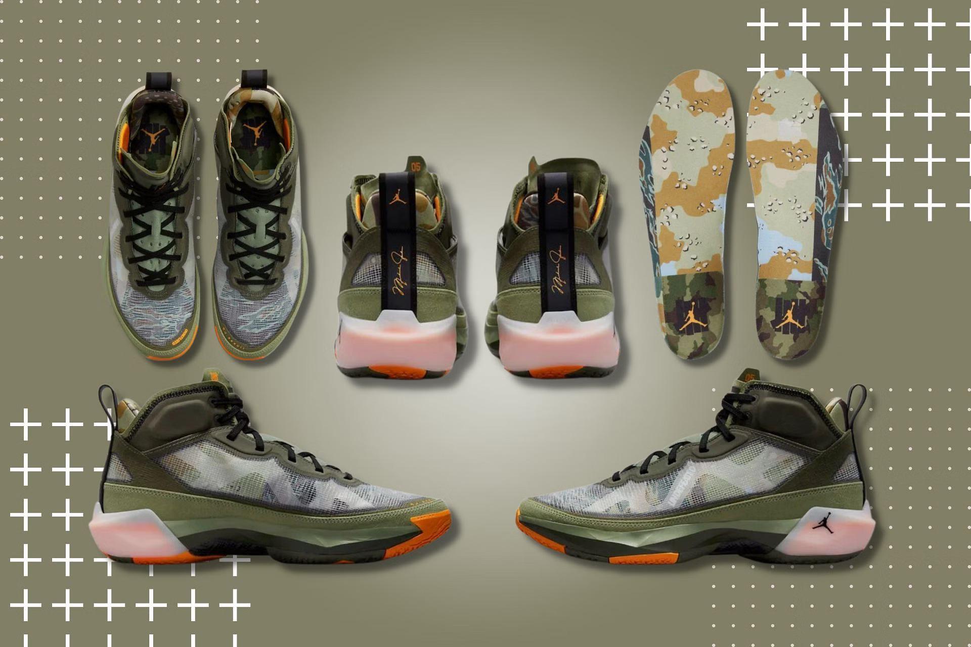 What do y'all think about these? Undefeated Jordan 37s. I'm gonna