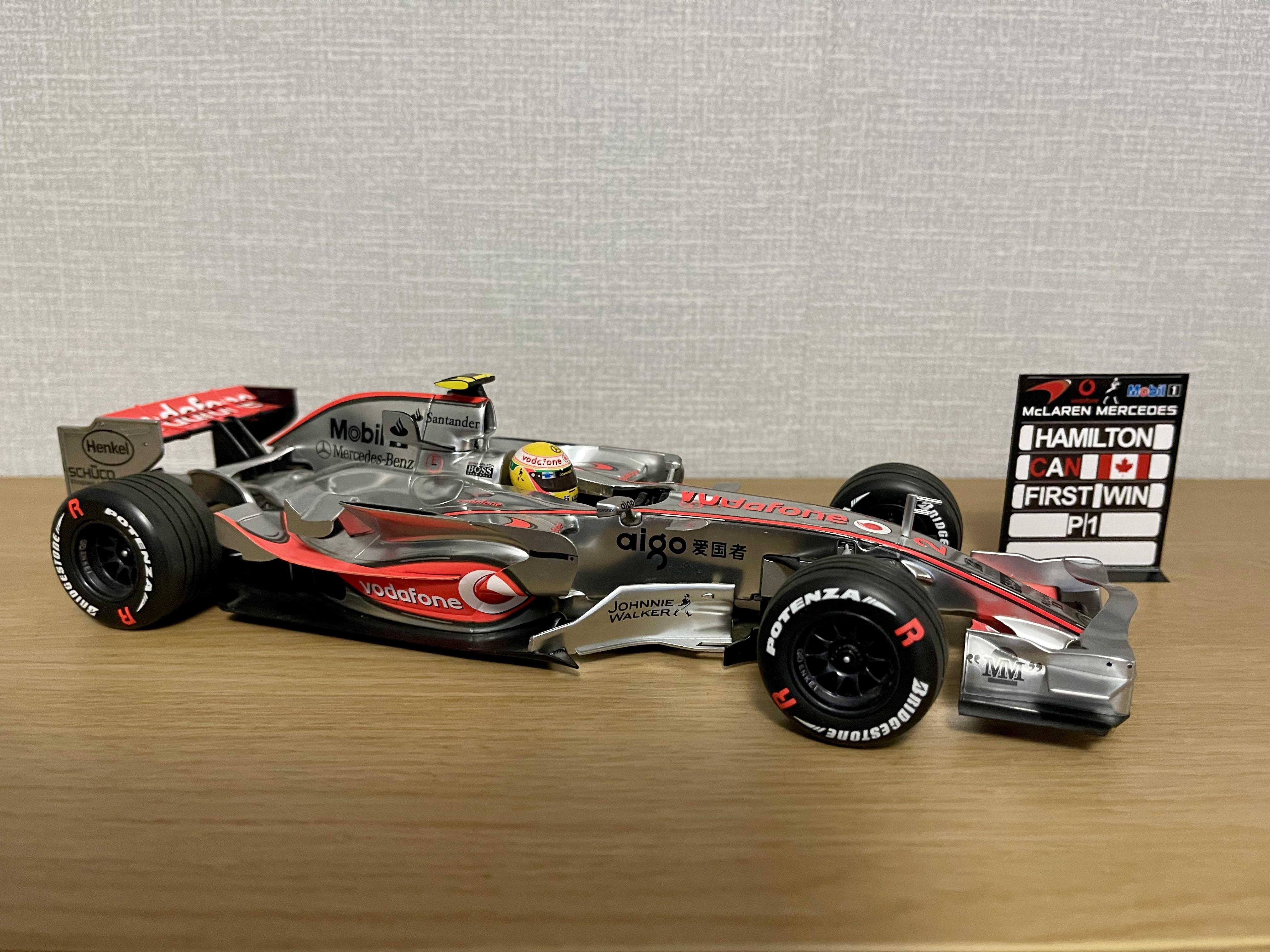 Minichamps 1/18 McLaren MP4-22 Hamilton's first win Canada 2007