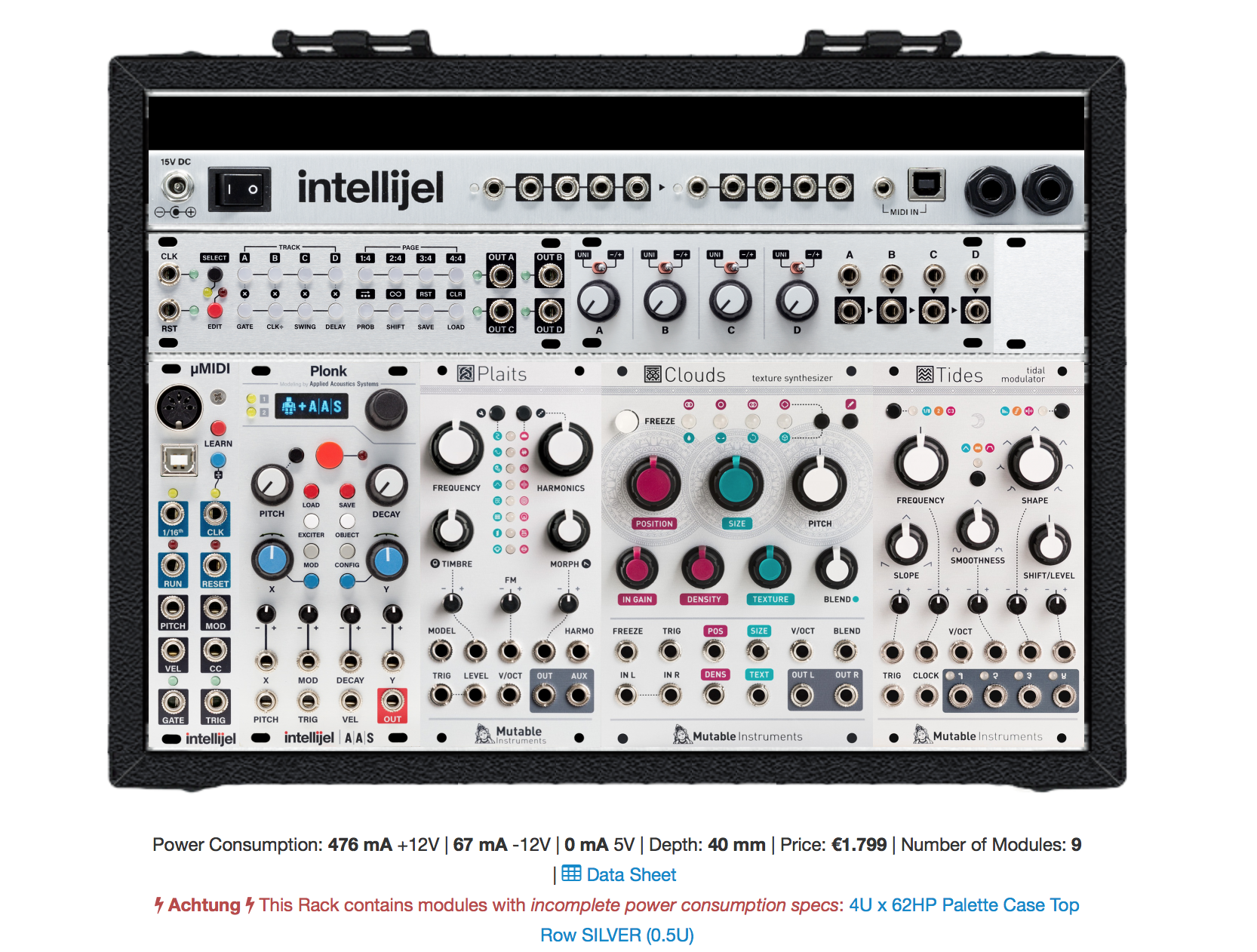 Intellijel Palette case as 1st build? (info in comments) : r/modular