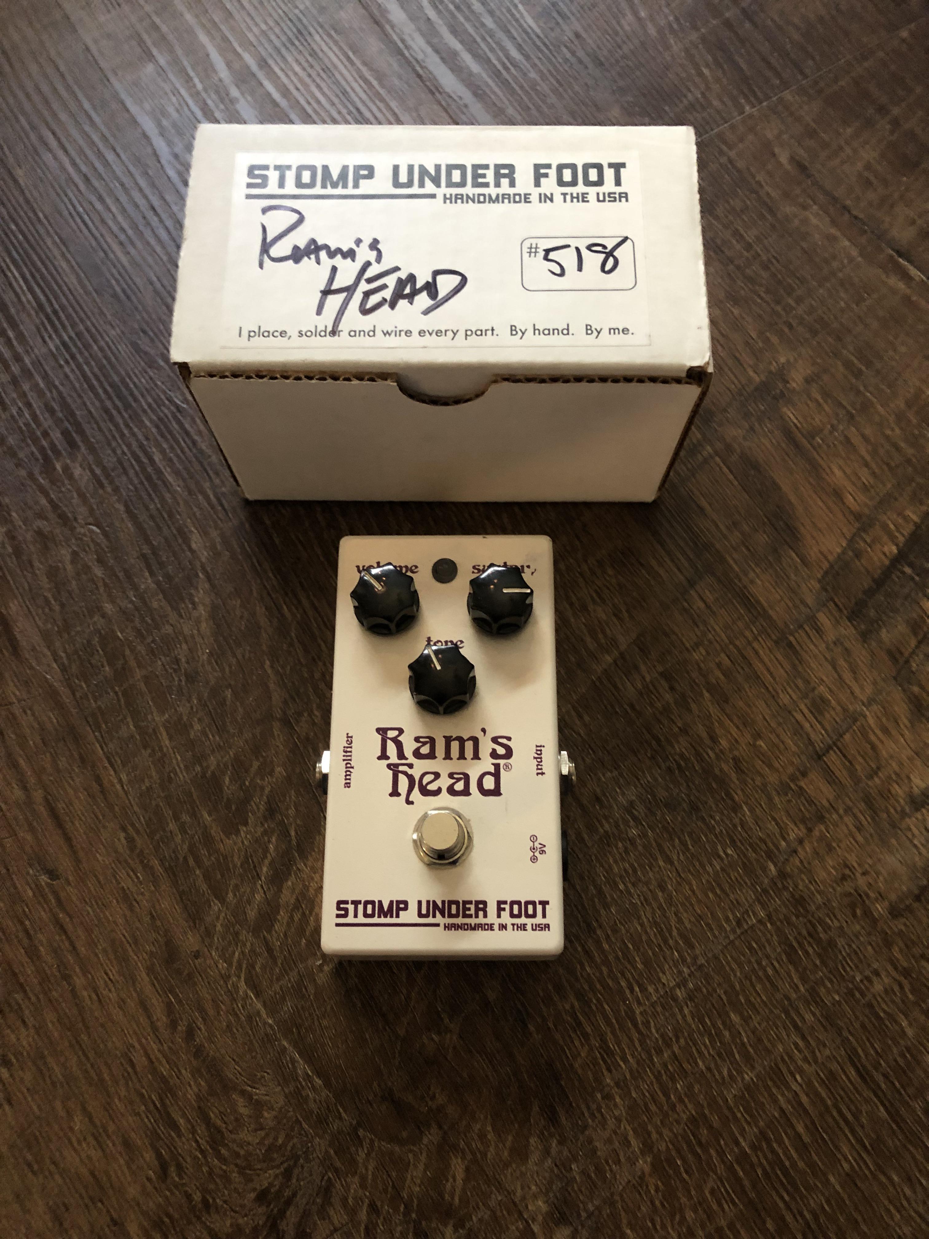 NPD Stomp Under Foot Violet Ram's Head : r/guitarpedals