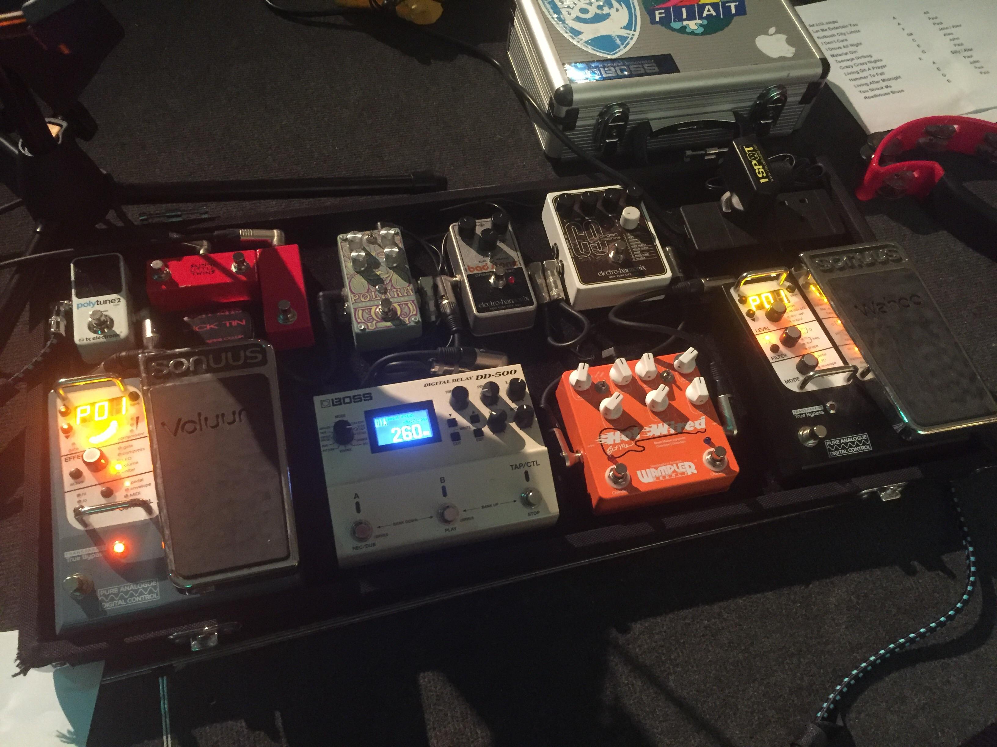 リニューアルした俺の機材。Wampler Hot Wired V2を手に入れたんだ