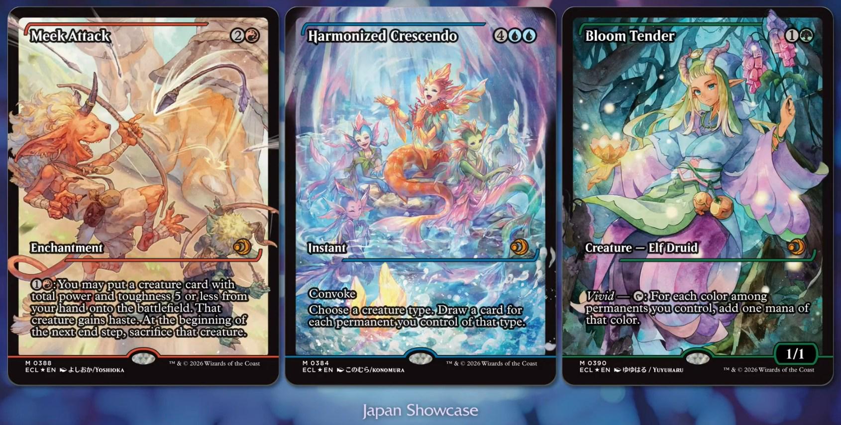 ECL] Japan Showcase - Meek Attack, Harmonized Crescendo, Bloom