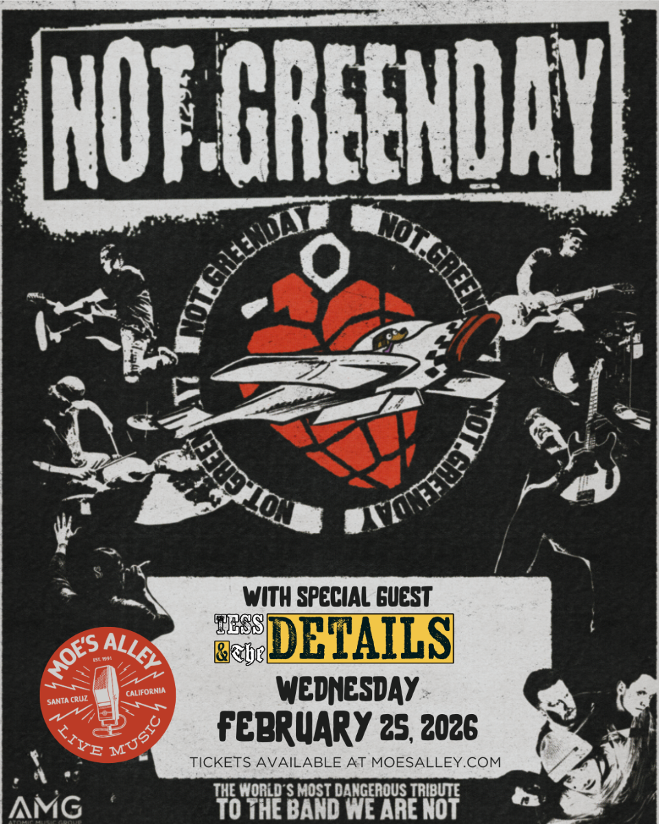 NOT.GREENDAY w/ Tess & The Details – Moe's Alley