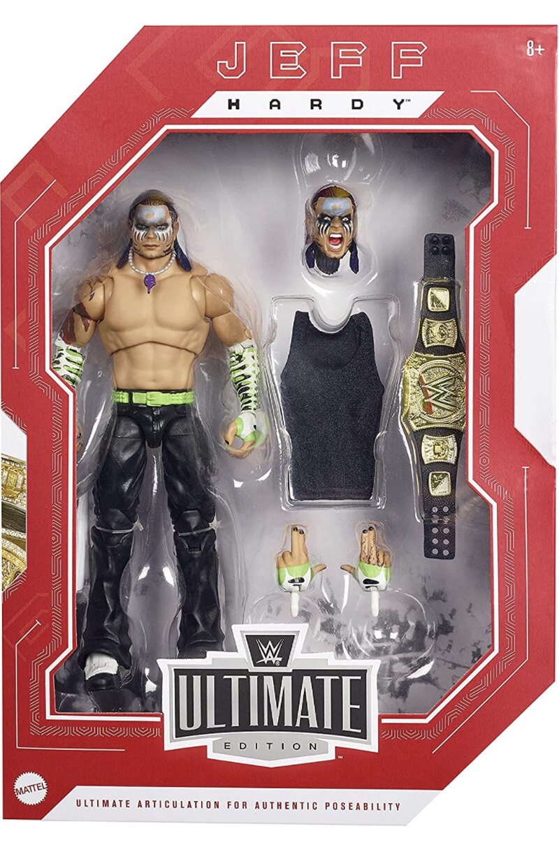 WWE Fan Takeover Ultimate Edition Jeff Hardy Action Figure IN