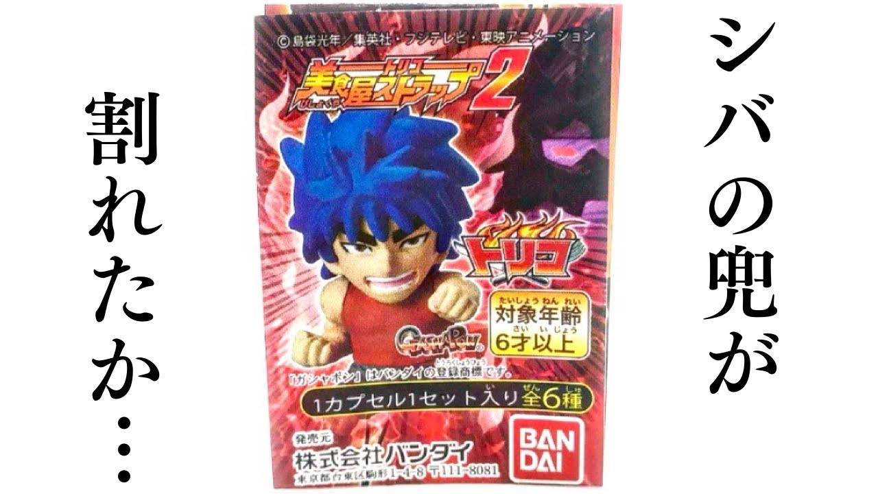 次郎でかすぎるだろこれ！！！トリコ 美食屋ストラップ2 全6種 開封