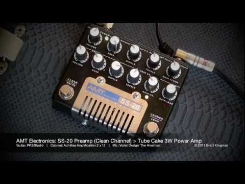 AMT Electronics: SS-20 Preamp and Tube Cake Power Amp (PRS Studio