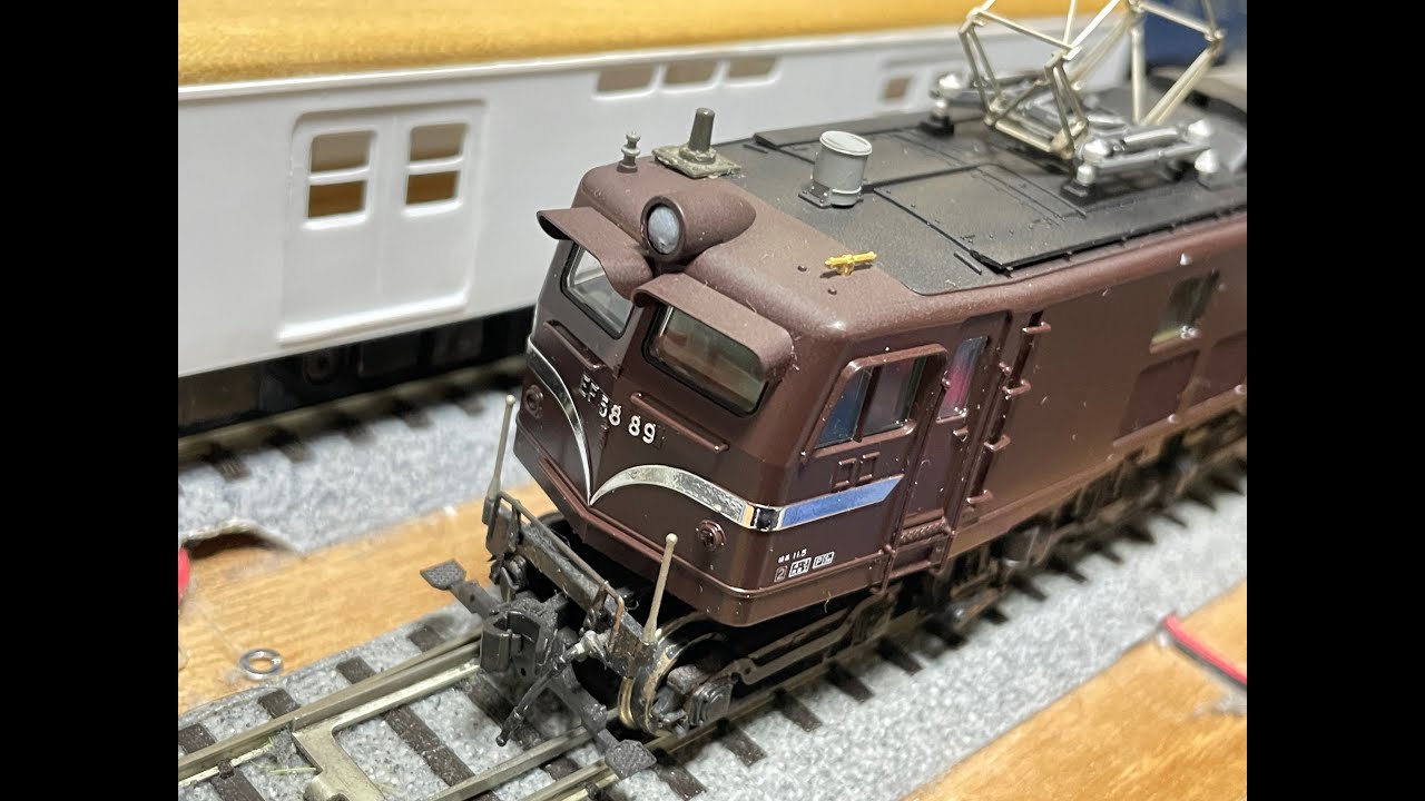 1/80】KATO EF58、Assyでツララ切付き茶ボディに交換【アパートでHO