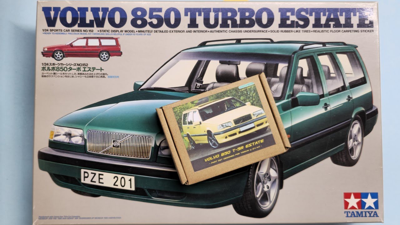Building the fastest Yellow Brick in 1/24 scale - Tamiya Volvo 850