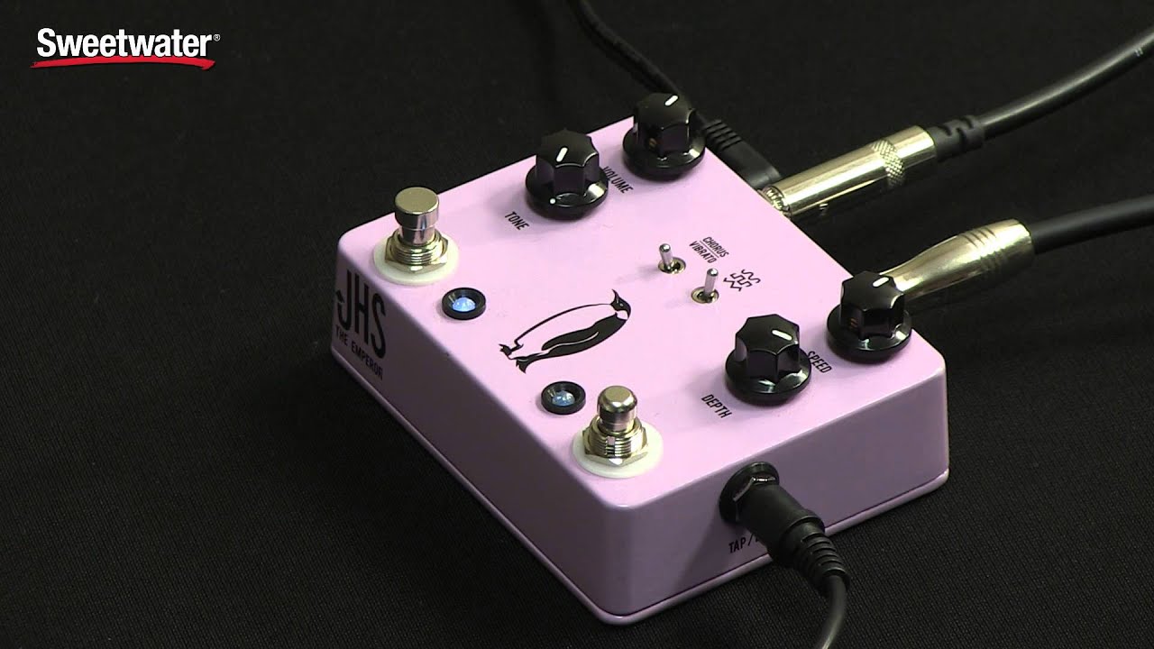 JHS Emperor Chorus/Vibrato Pedal Demo - Sweetwater Sound - YouTube