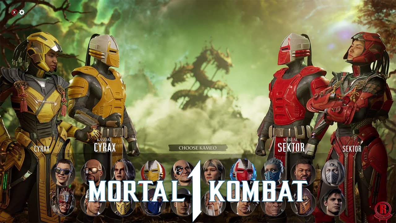 Mortal Kombat 1 - All Characters & Kameo Fighters + Stages & DLC