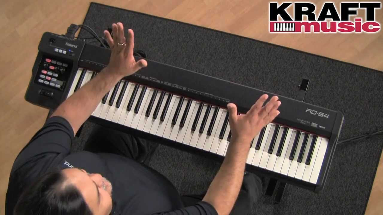 Kraft Music - Roland RD-64 Digital Piano Demo with Ed Diaz - YouTube