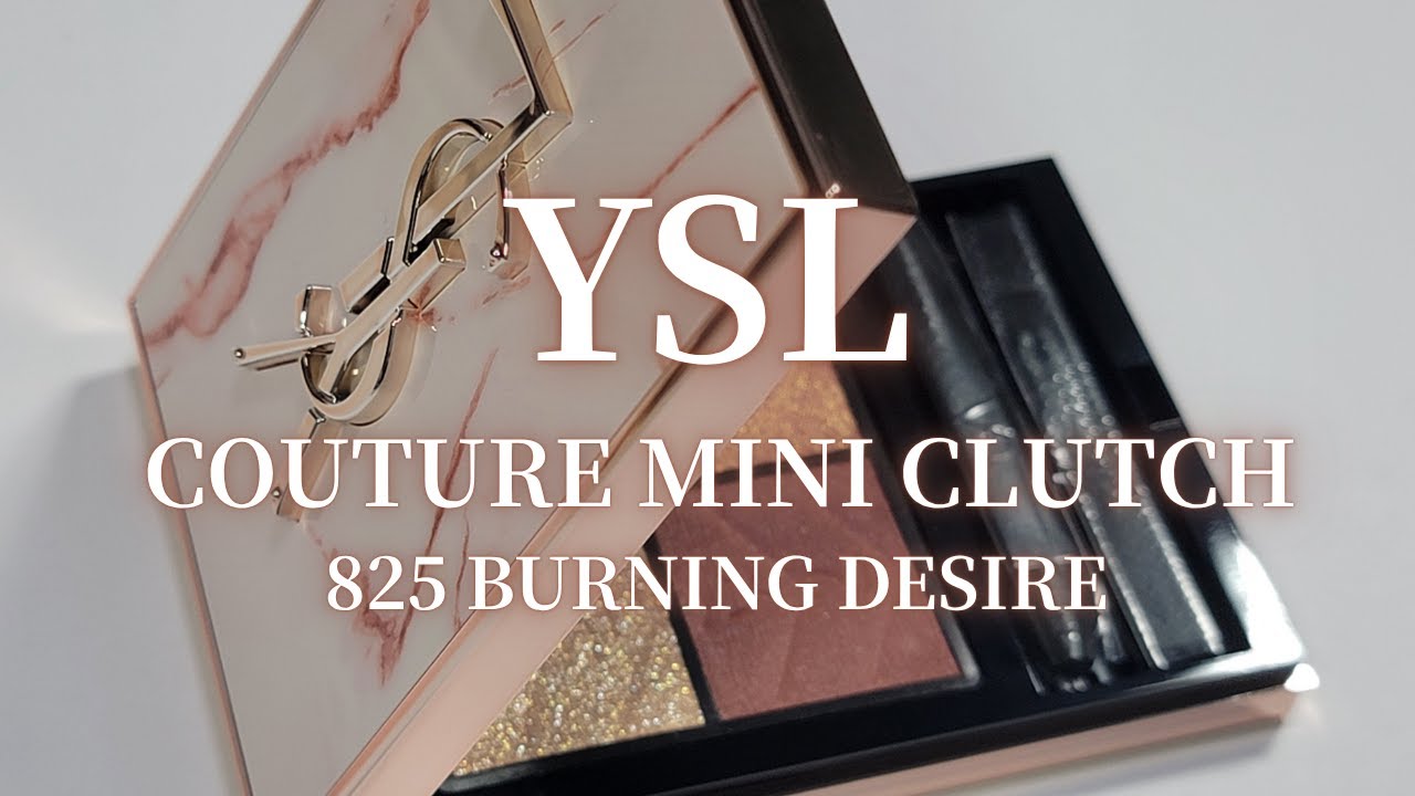 YSL2025秋コスメ】クチュールミニクラッチ／825 バーニングデザイア