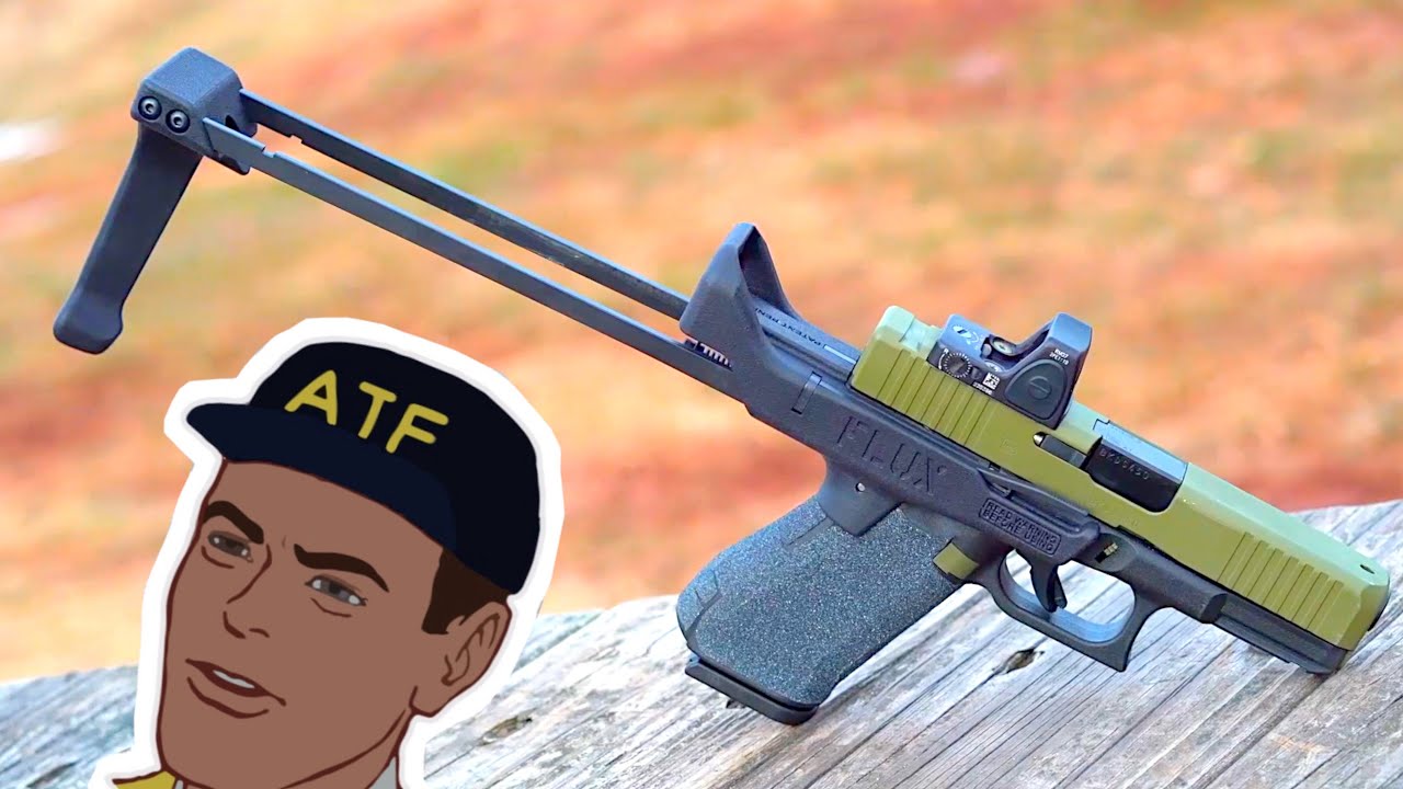 I SWEAR IT'S NOT A STOCK - FLUX Defense Glock Pistol Brace - YouTube