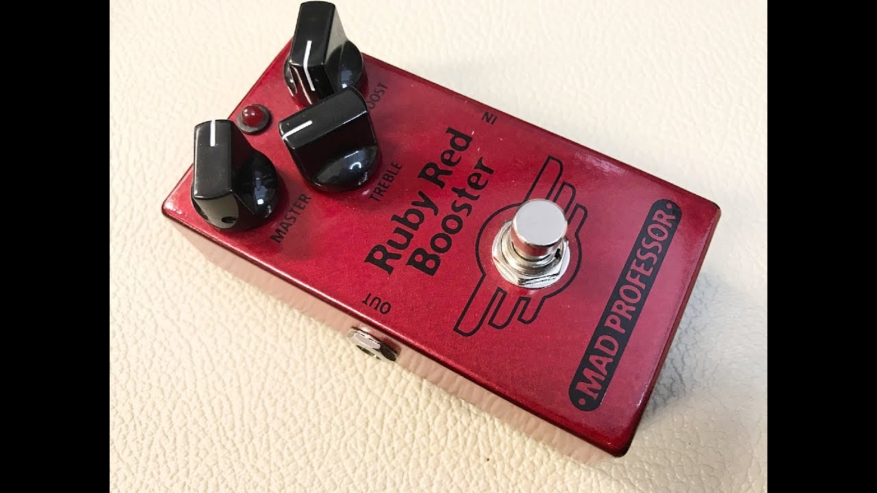 Mad Professor Ruby Red Booster - 2種類のブースターと切替可能な