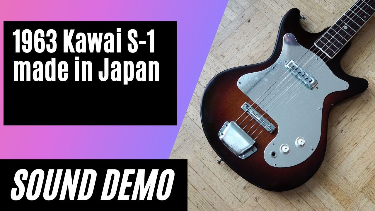 Kawai S-1 guitar ~1963 made in Japan - YouTube