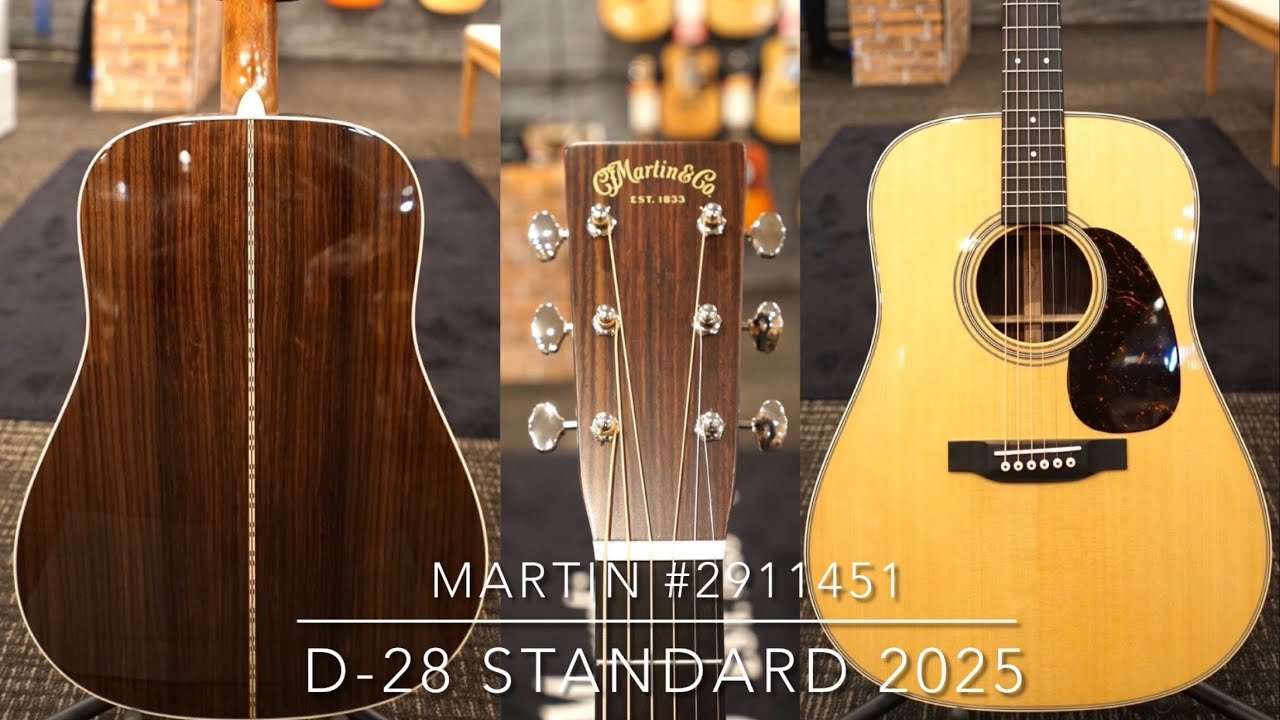 Martin D-28 Standard S/N 2911451【2025年新仕様】 - YouTube