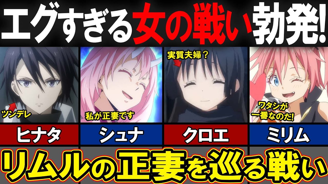 転スラ】リムルの正妻戦争！リムルの正ヒロインの座を掴むのは誰だ