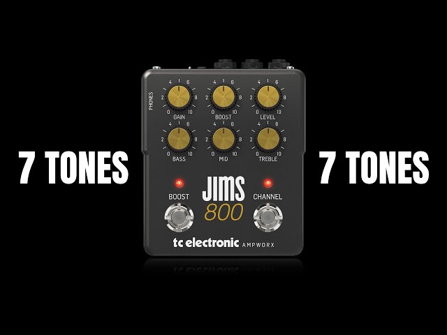 TC ELECTRONIC AMPWORX JIMS 800 - 7 Tones (No Talking) - YouTube