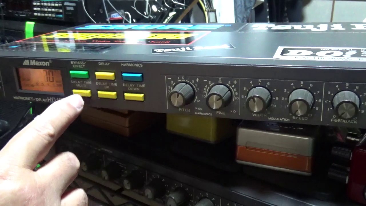 Maxon HARMONICS/DELAY. HD1000 TEST ｛Sold｝ - YouTube