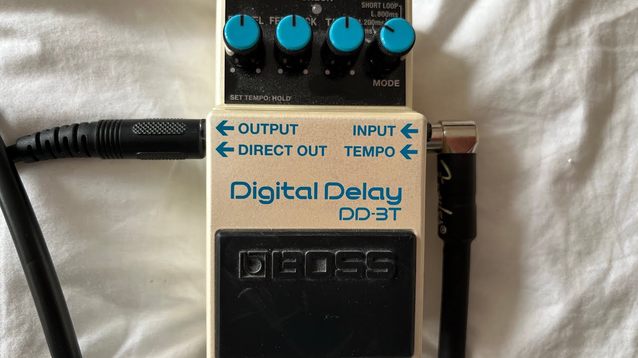 日本製BOSS DD-3 86年製と90年代の個体で音は違うのか？おまけでDD-3T