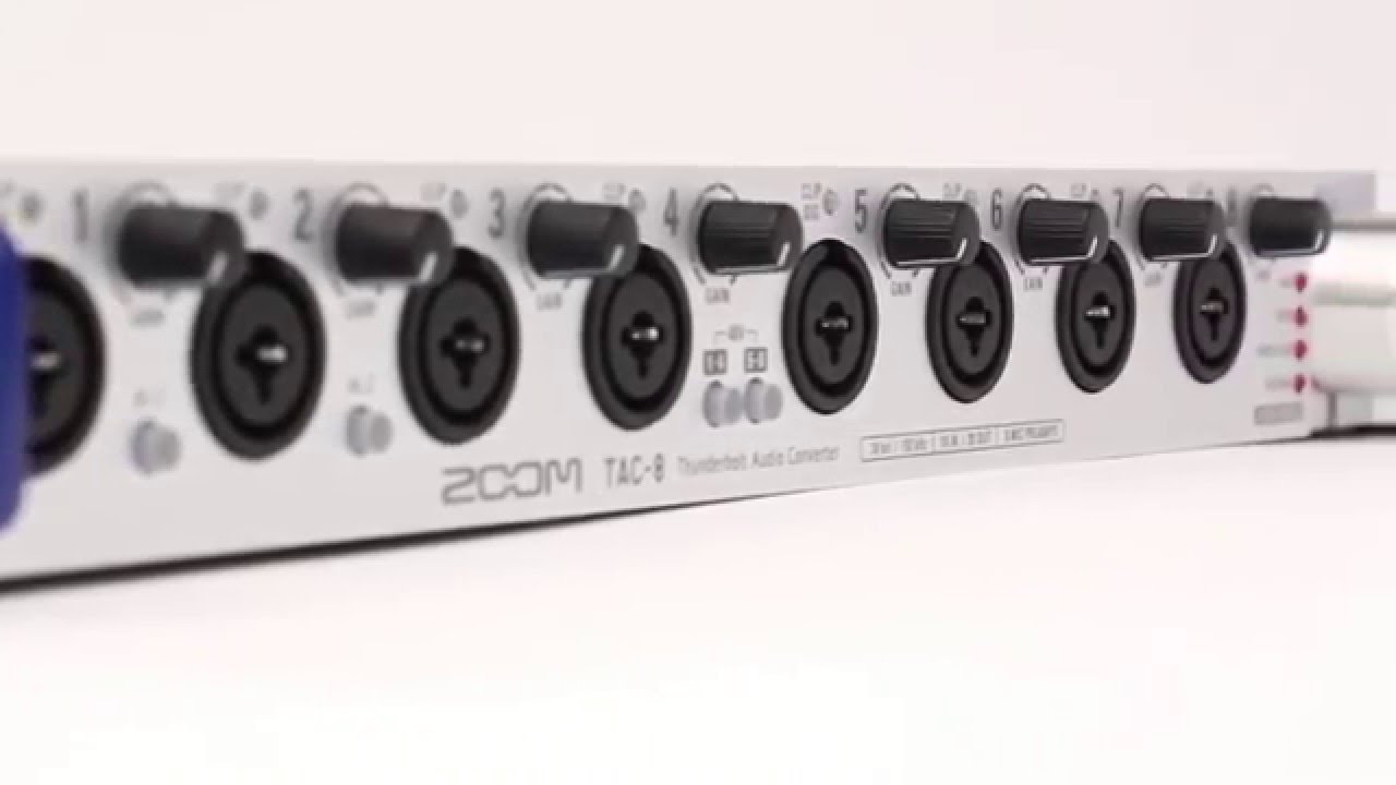 Zoom TAC-8 Thunderbolt Audio Converter Overview | Full Compass