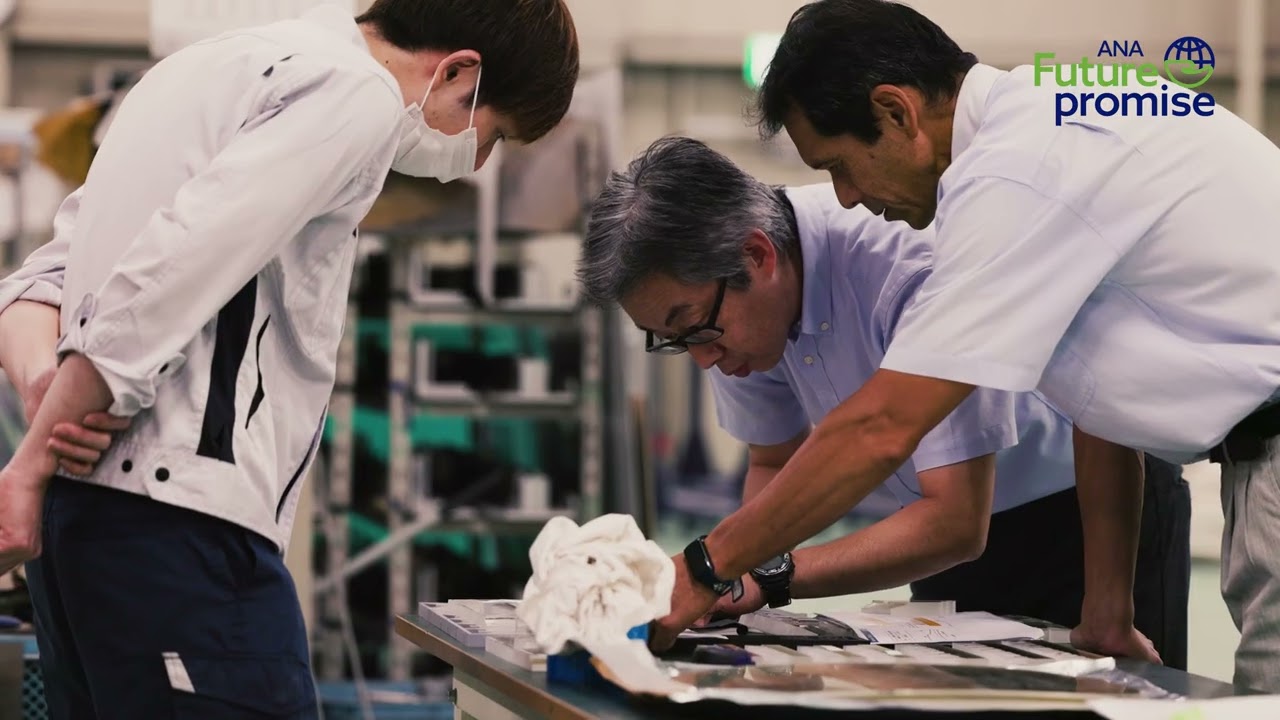 ANA公式】ANAのB787型機の窓から作る オリジナルネームオブジェ