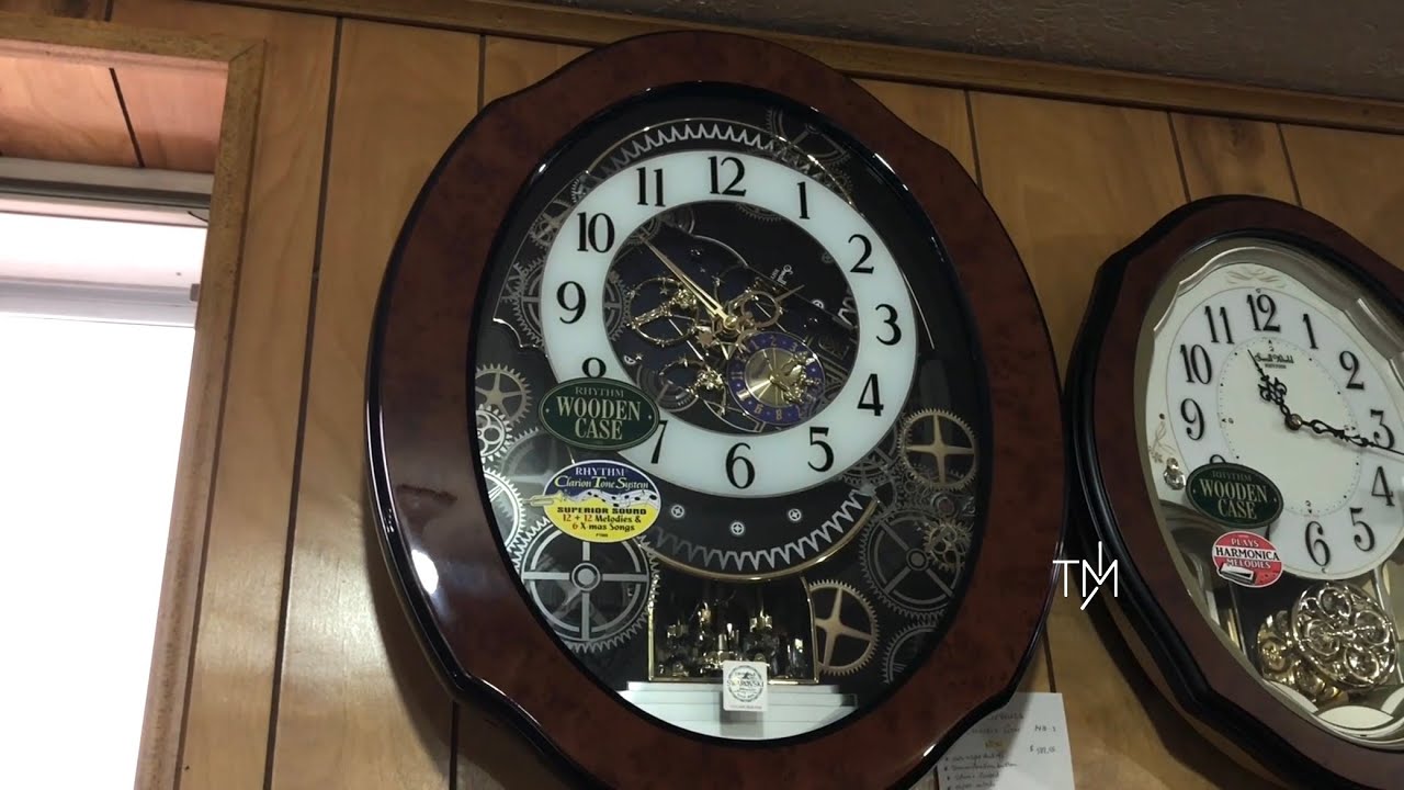 RHYTHM Timecracker Gear Clock - 4MH432WU06 （スモールワールド