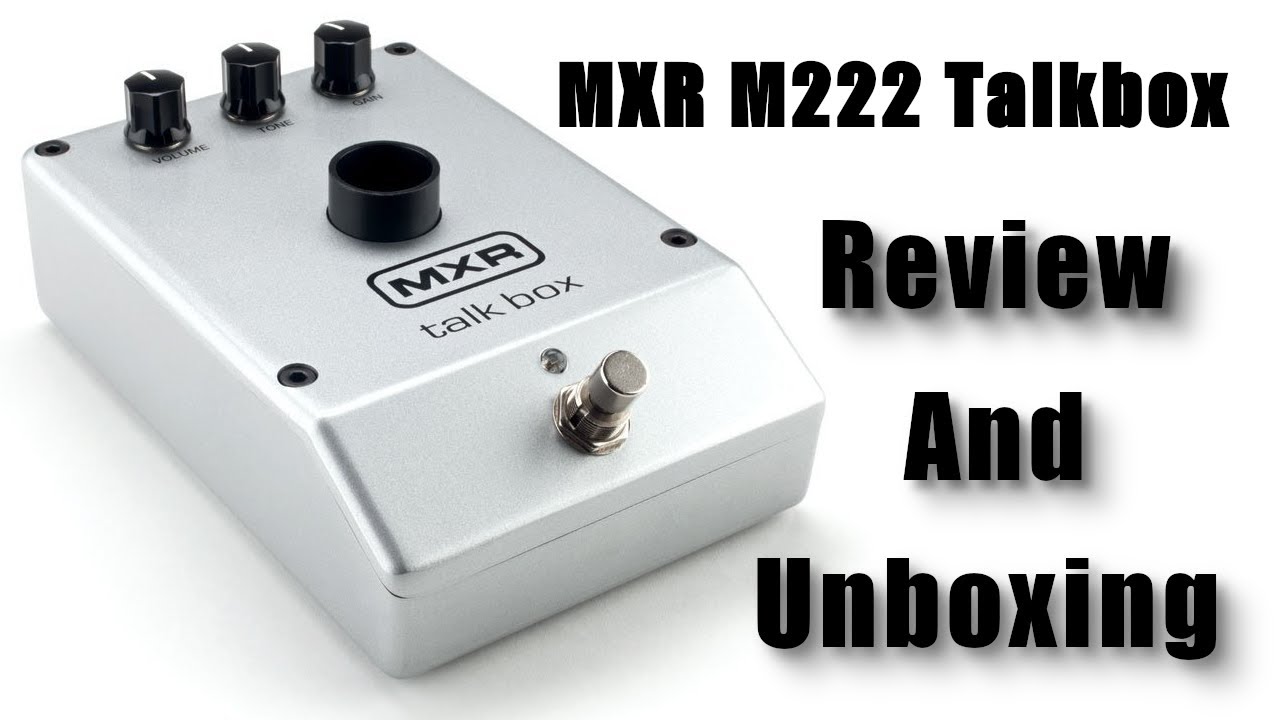 MXR Talk Box - Unboxing, Review, and Setup - EVERYTHING YOU NEED