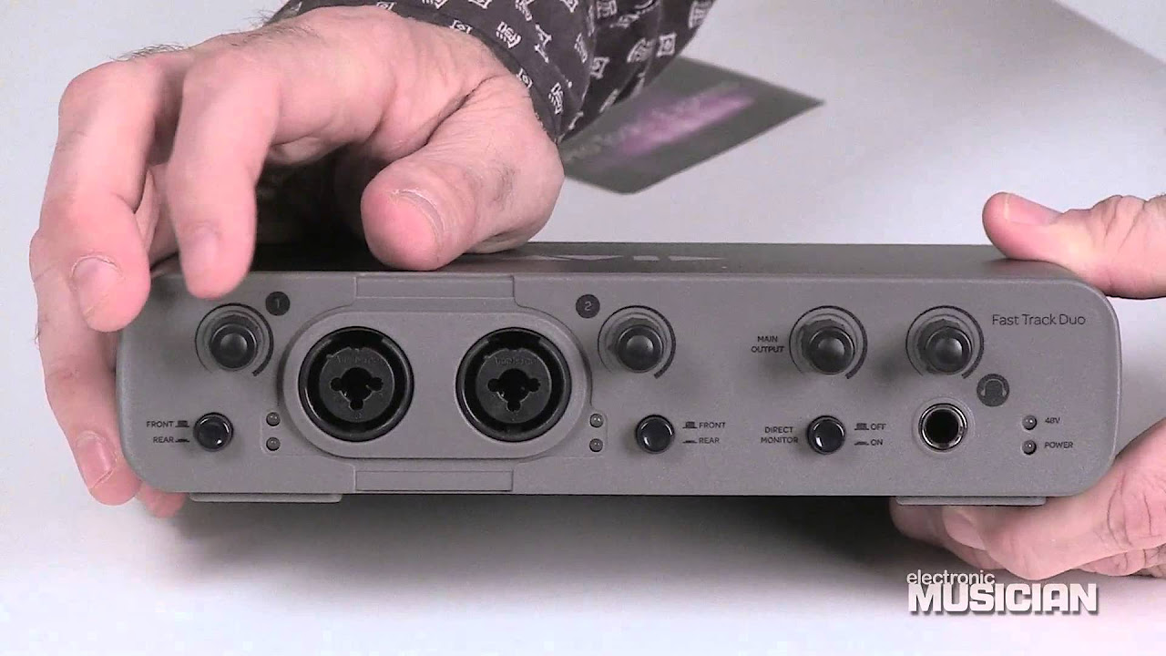 Avid Fast Track Duo USB Audio interface overview - YouTube