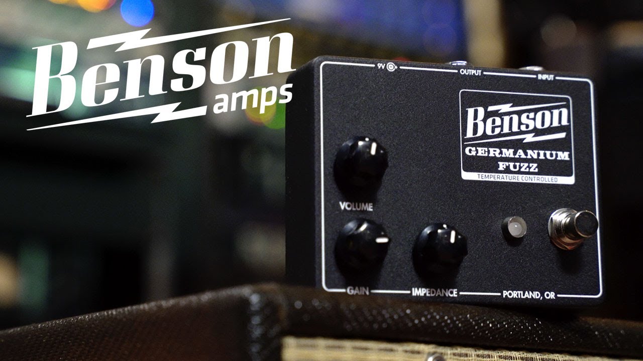 Benson Amps Germanium Fuzz Studio Black