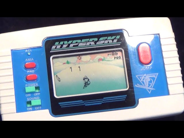 レトロ 液晶ゲーム】ハイパースキー バンダイ スラローム大会 傾け操作