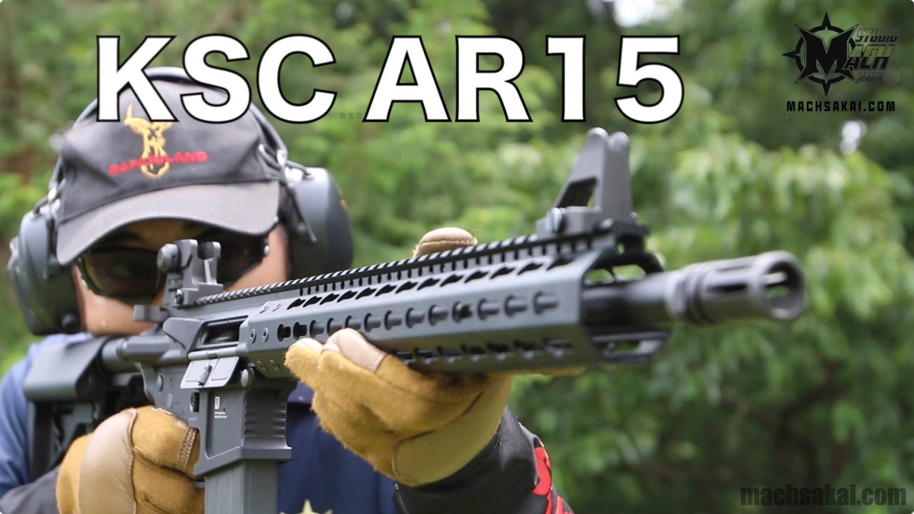 KSC メガアームズ M4 キーモッド ガスブロをマック堺が最速で動画実射