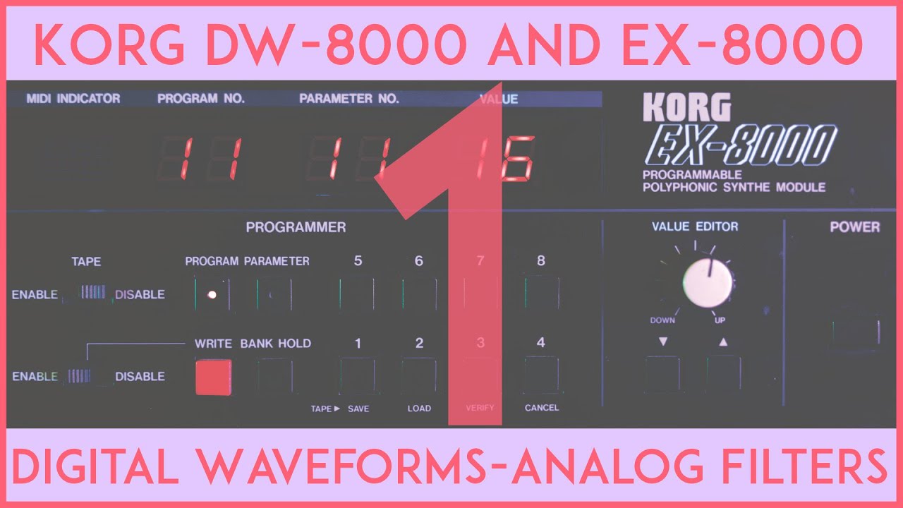 The Korg DW-8000 and EX-8000 in 2023: Favourite custom patches