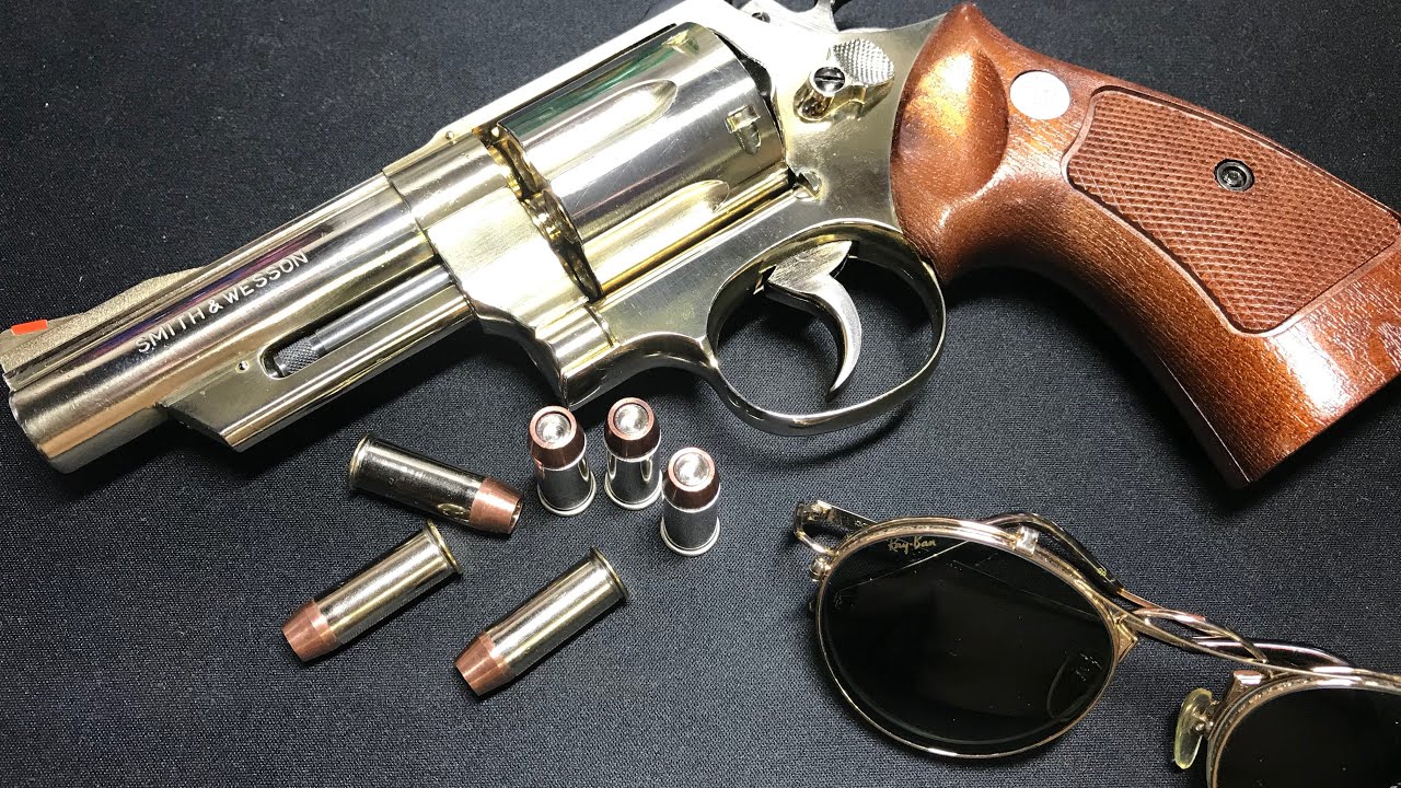 コクサイ フルメタルモデルガン 44マグナム M29 4inch - YouTube