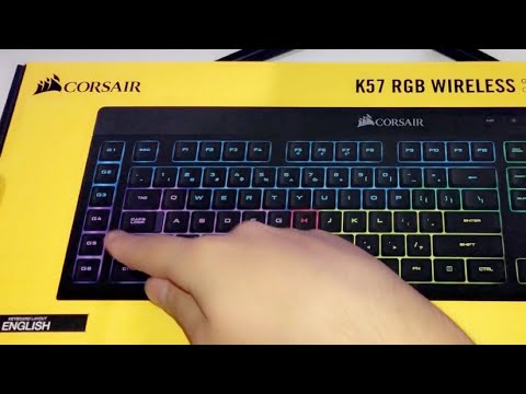 Keyboard Corsair K57 RGB Wireless Unboxing + Review NEW! - YouTube
