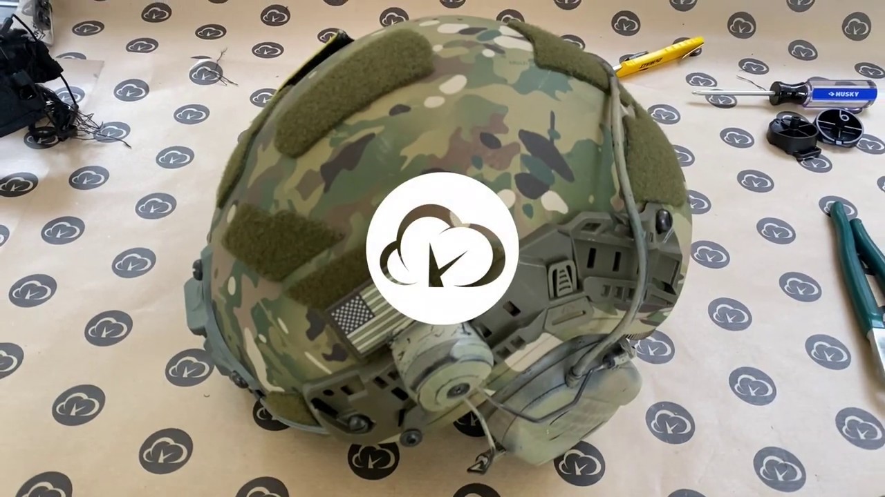 Peltor® Comtacs on Busch PROtective Rails - 3M Wire Arms with