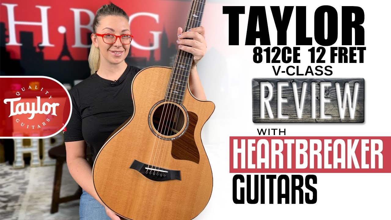 Taylor 812ce with V-Class Bracing - YouTube