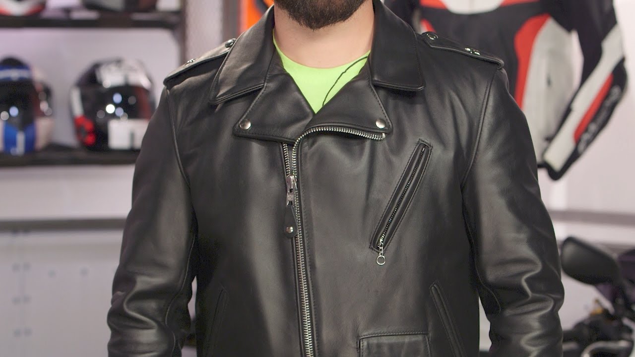 Schott 613S One Star Perfecto Jacket Review at RevZilla.com - YouTube